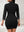 Black long sleeve pearl dress