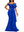 Blue Evening Plus Size Pearl Dress