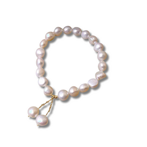 Bracelet Pearl Gold Thread