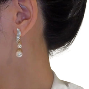 Classic Pearl Drop Earrings