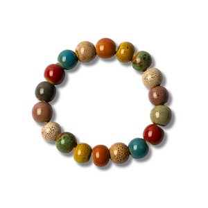 Colorful Ceramic Pearl Bracelet