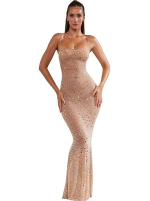 Crystal Maxi Pearl Dress