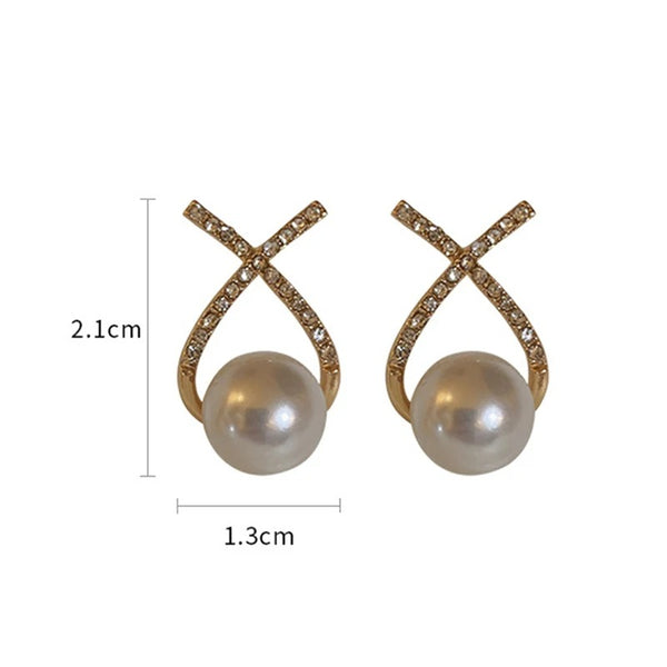 Earrings With Pearl Drops