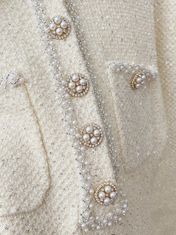 Embellished Pearl Dress