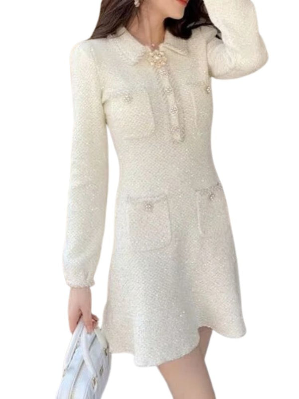 Embellished Pearl Dress 