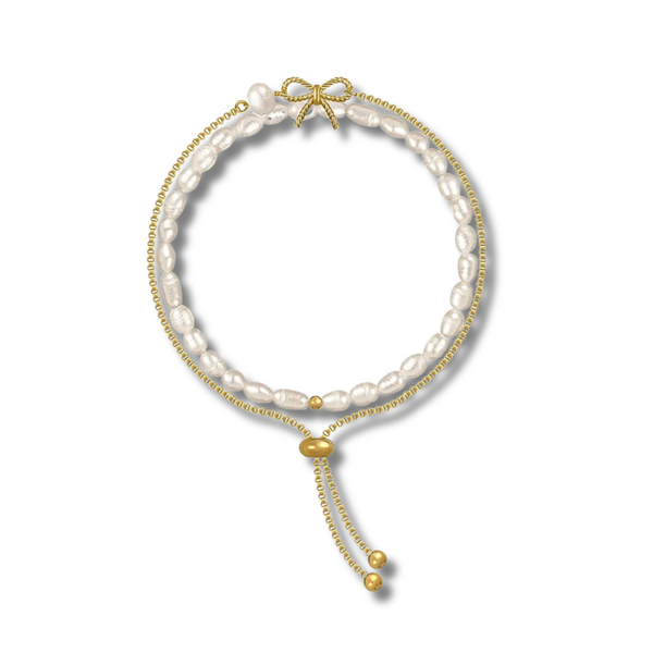 Fashion Bowknot Pearl Bracelet