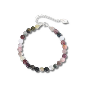 Fashion Elegant Multicolor Stones Pearl Bracelet