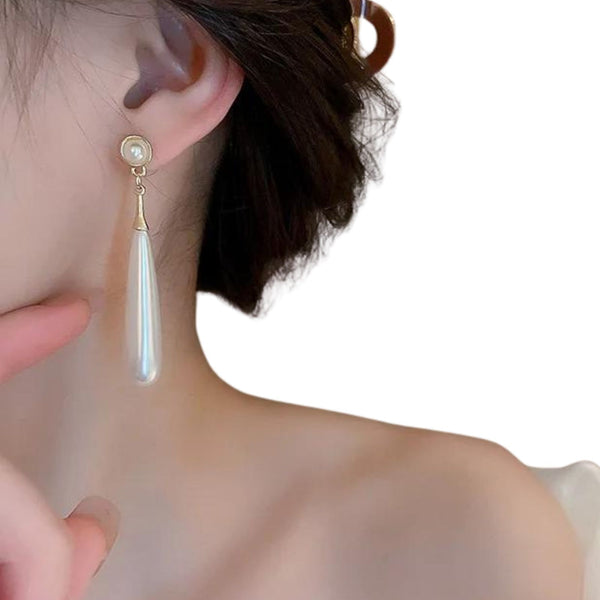 Long Pearl Earrings Drop