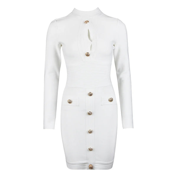 Long Sleeve Bodycon Mini Dress