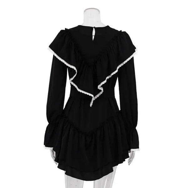 Mini Black Cocktail Dress 