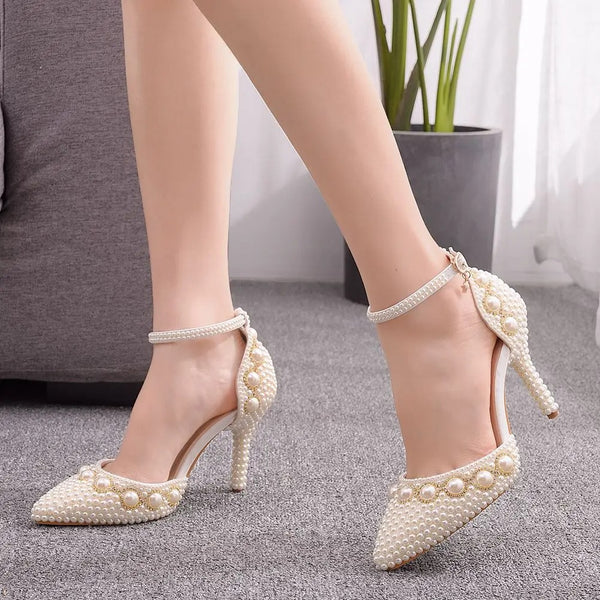 Pearl And Diamond Heels