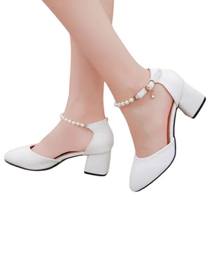Pearl Ankle Heels
