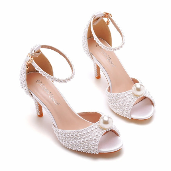Pearl Sandals Heels