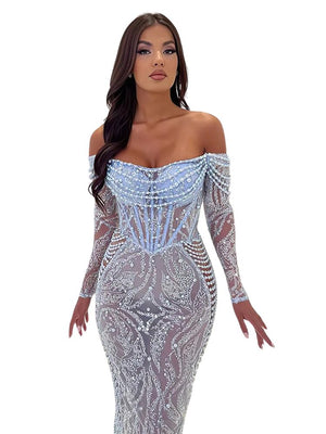 Pearl Sequin Dress