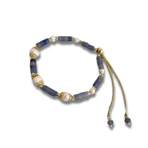 Pearl Bracelet Gold Thread