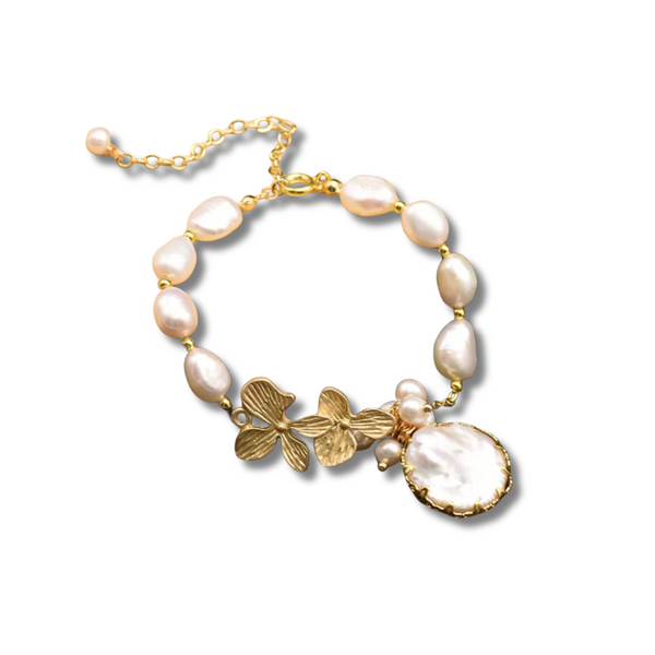 Pearl Flower Bracelet