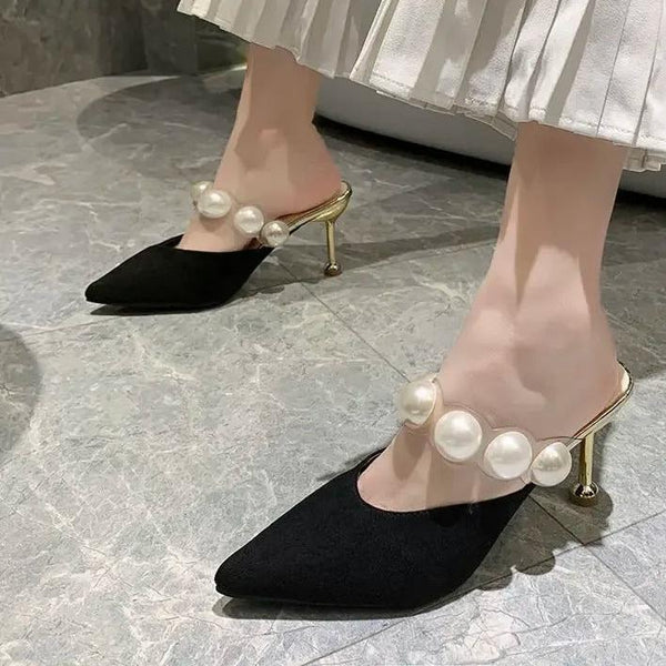 Pearl Heeled Sandals