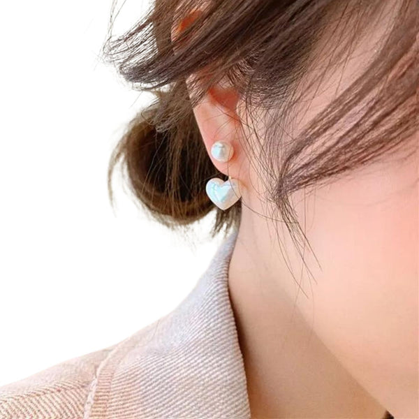 Pearl Love Drop Earrings