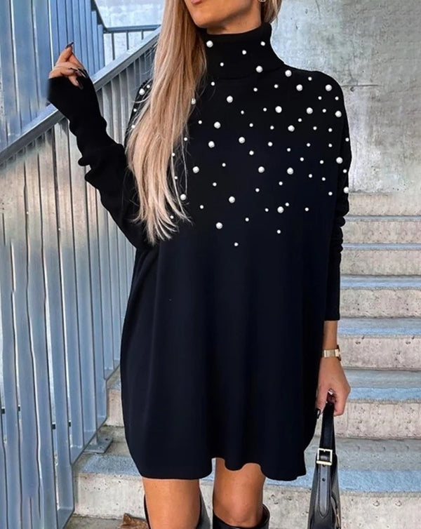 Pearl dress long sleeve