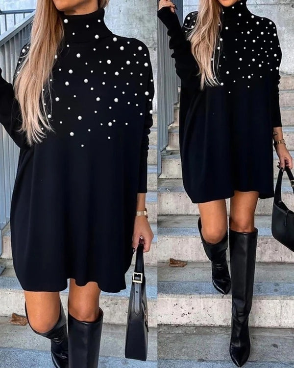 Pearl dress long sleeve