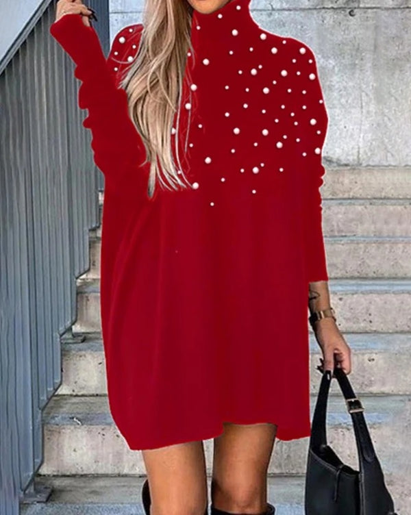 Pearl dress long sleeve