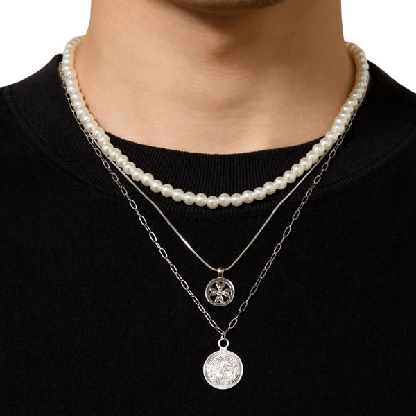 Pearls Necklaces Men