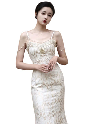 Pearl Trim Dress