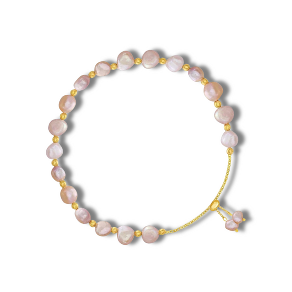 Pendant Adjustable Pearl Bracelet