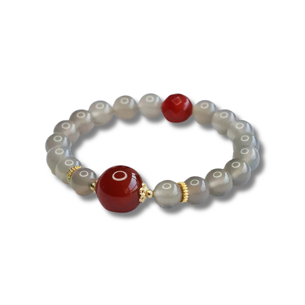 Agate Pearl Bracelets