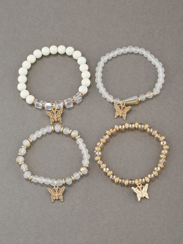 Butterfly Pearl Bracelet