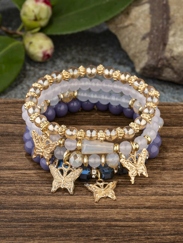 Butterfly Pearl Bracelet