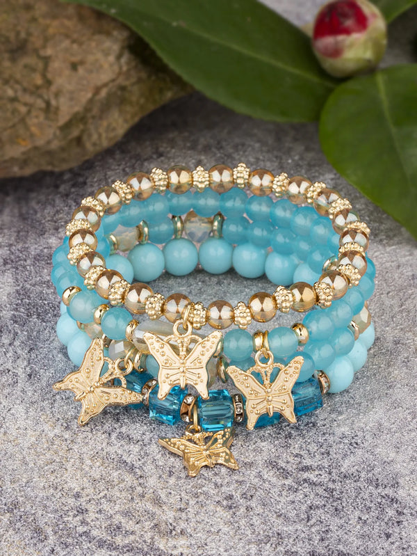 Butterfly Pearl Bracelet