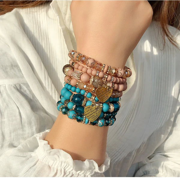 Bohemian Love Pearl Bracelets