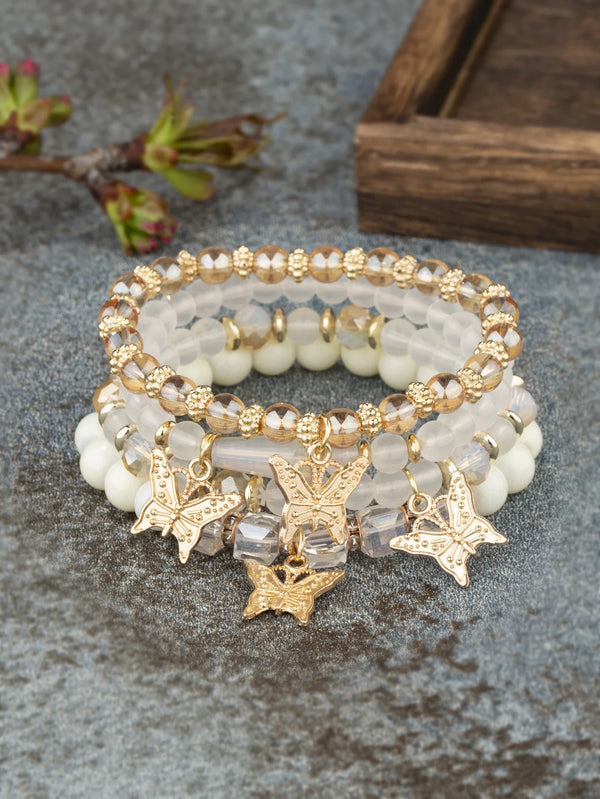 Butterfly Pearl Bracelet