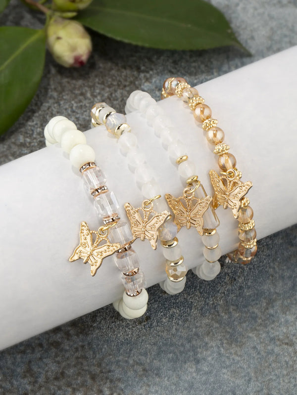 Butterfly Pearl Bracelet