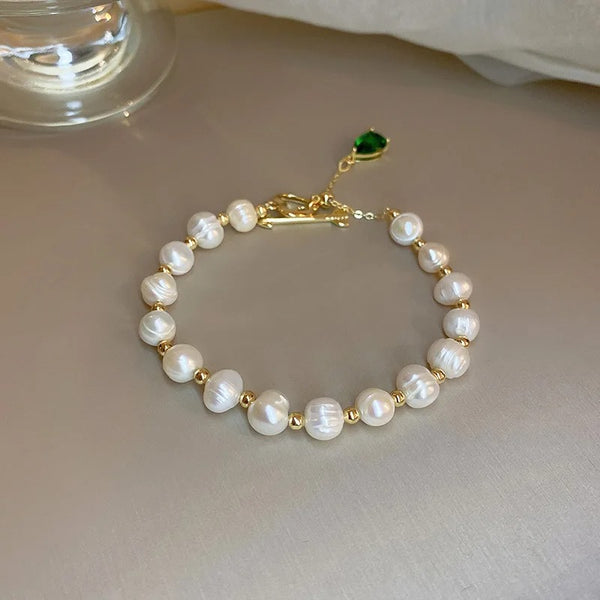 Simple Pearl Bracelet Bangle