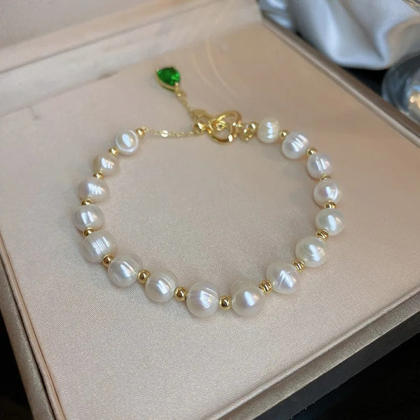 Simple Pearl Bracelet Bangle