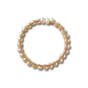 Vintage White Pearl Bracelet