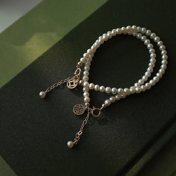 Adjustable Pearl Bracelet for Women