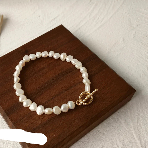 Baroque Pearl Bracelet Bangle