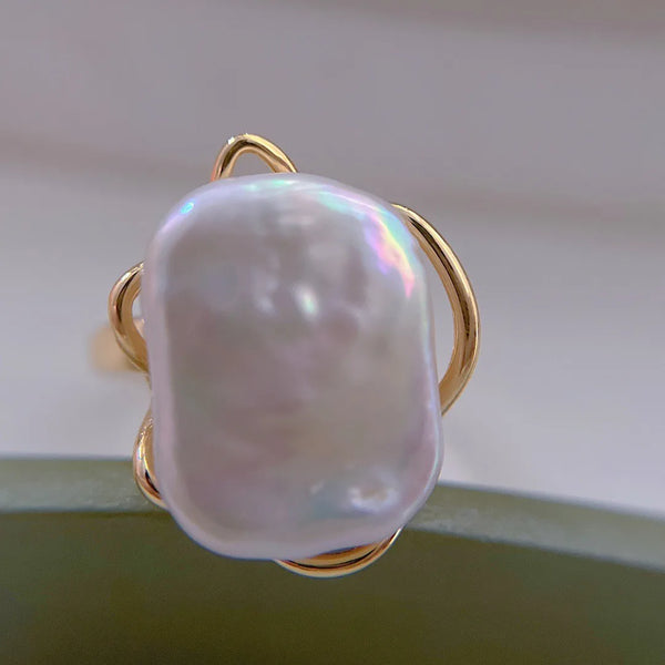 Baroques Pearl Ring