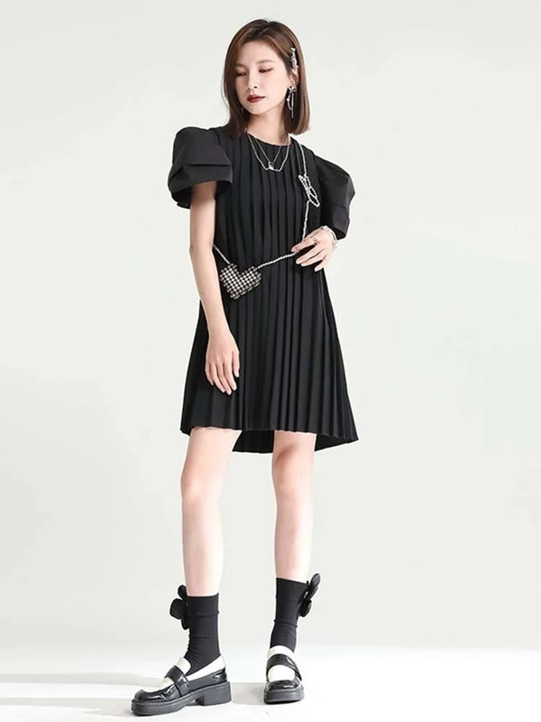 Black Casual Mini Dress