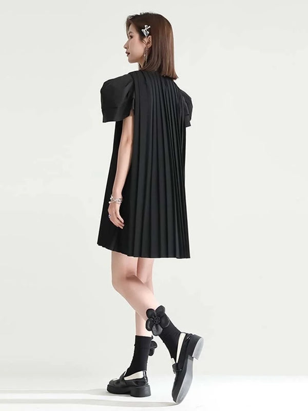 Black Casual Mini Dress