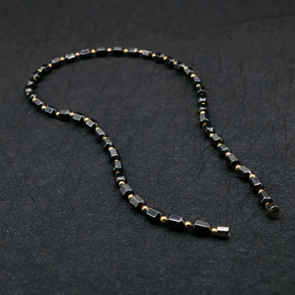 Black Pearl Mens Necklace