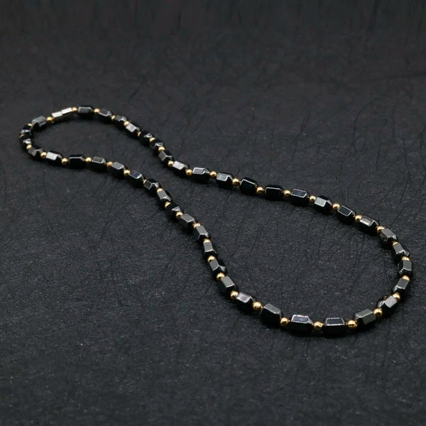 Black Pearl Mens Necklace