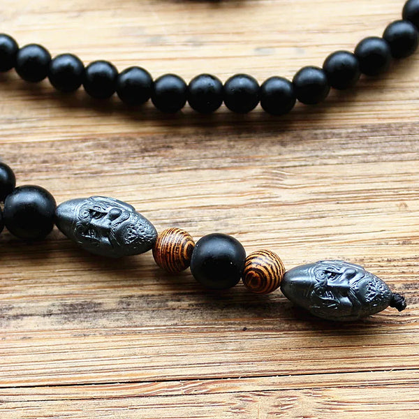 Black Pearl Necklace For Men