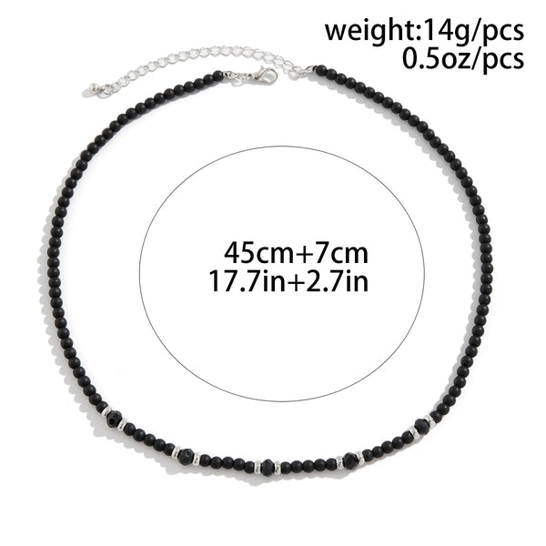 Black Pearl Necklace Mens