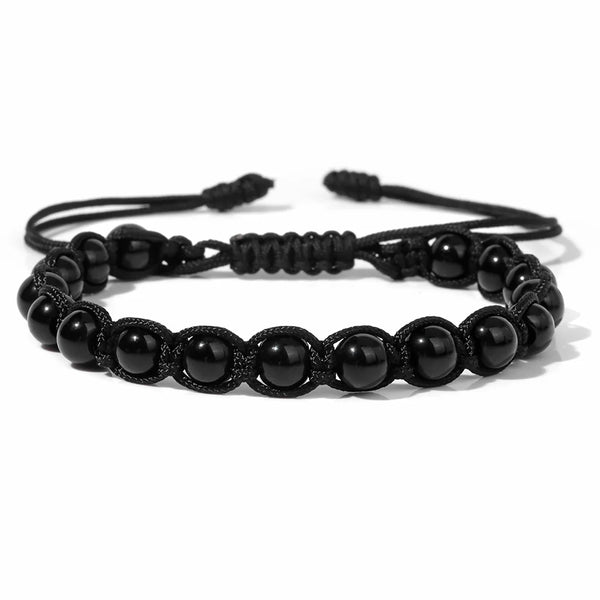 Black Rope Pearl Bracelets