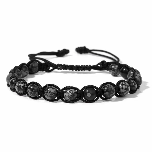 Black Rope Pearl Bracelets