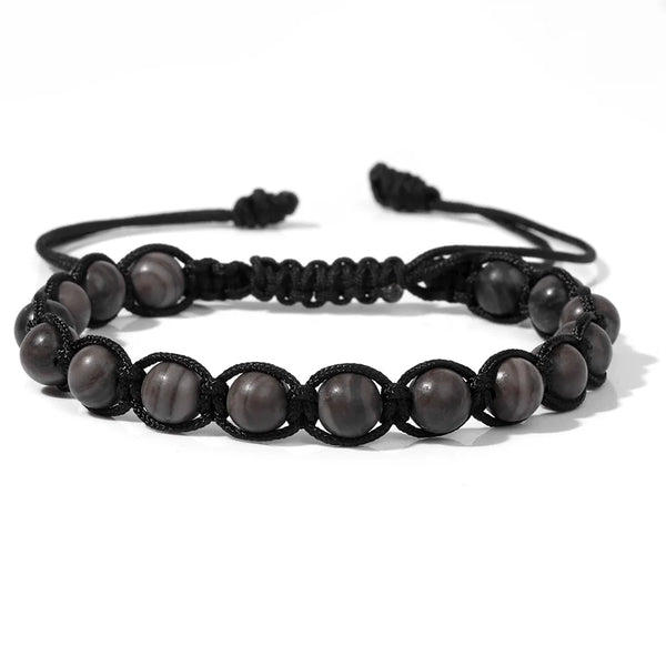 Black Rope Pearl Bracelets